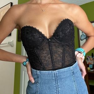 Vintage Black Corset